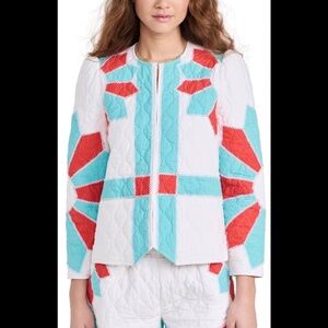 Rhode Sabrina Quilted Daisy Jacket XS